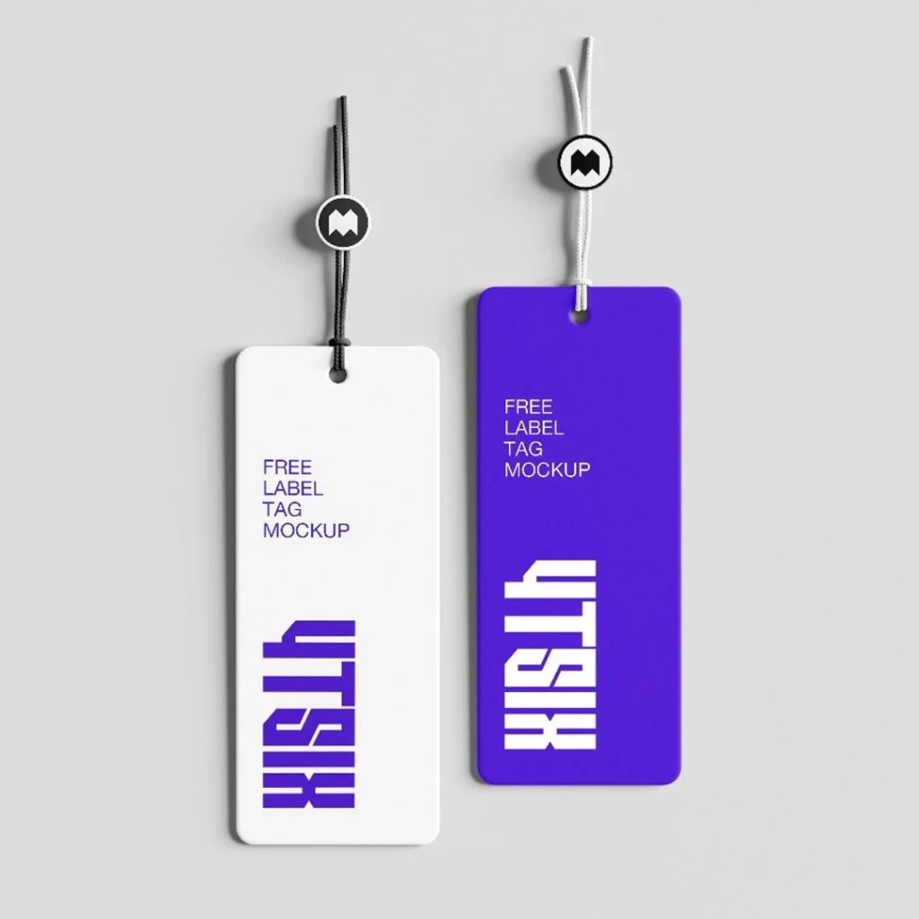 Tag mockup